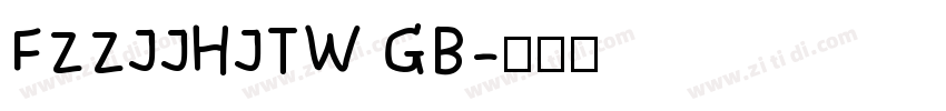 FZZJJHJTW GB字体转换